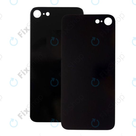Apple iPhone SE (2nd Gen 2020) - Hátsó Ház Üveg (Black)