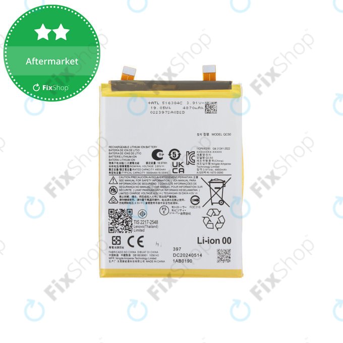 Motorola Edge 50 Fusion, Edge (2024) - Akkumulátor QC50 5000mAh