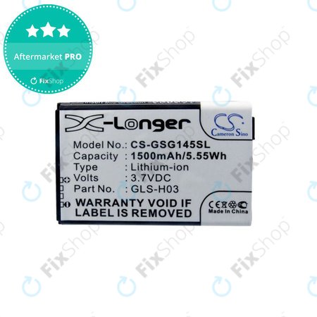 Akkumulátor Gigabyte GSmart G1345, 1500mAh, Li-Ion, 3.7V, GLS-H03, HQ