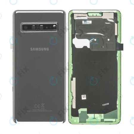 Samsung Galaxy S10 5G G977B - Akkumulátor Fedőlap (Majestic Black) - GH82-19500B Genuine Service Pack