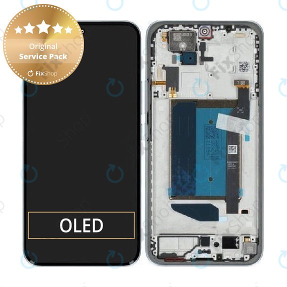 Kijelző Xiaomi Redmi Note 15 Pro+ 5G, Glacier Blue, Érintőüveg kerettel, 5600240P16U00, Genuine Service Pack