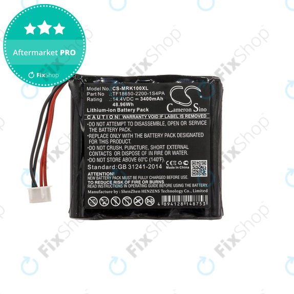 Akkumulátor Marshall Kilburn, 3400mAh, Li-Ion, 14.4V, TF18650-2200-1S4PA, HQ