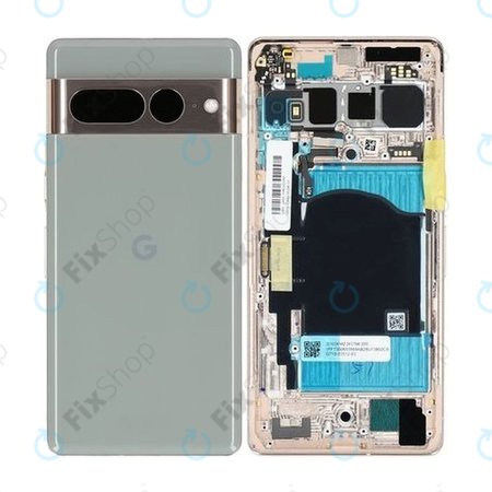 Google Pixel 7 Pro GP4BC GE2AE - Hátsó Ház (Hazel) - G949-00296-01 Genuine Service Pack