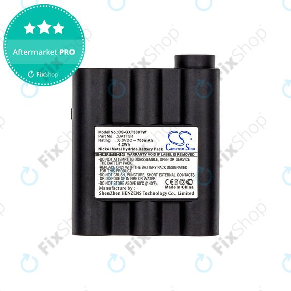 Akkumulátor Alan G7, Midland GTX-series, 700mAh, Ni-MH, 6V, BATT5R, HQ