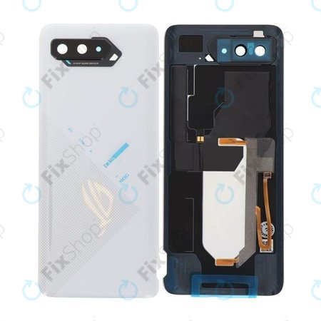 Asus ROG Phone 5 ZS673KS - Akkumulátor Fedőlap (Storm White) - 90AI0054-R7A021