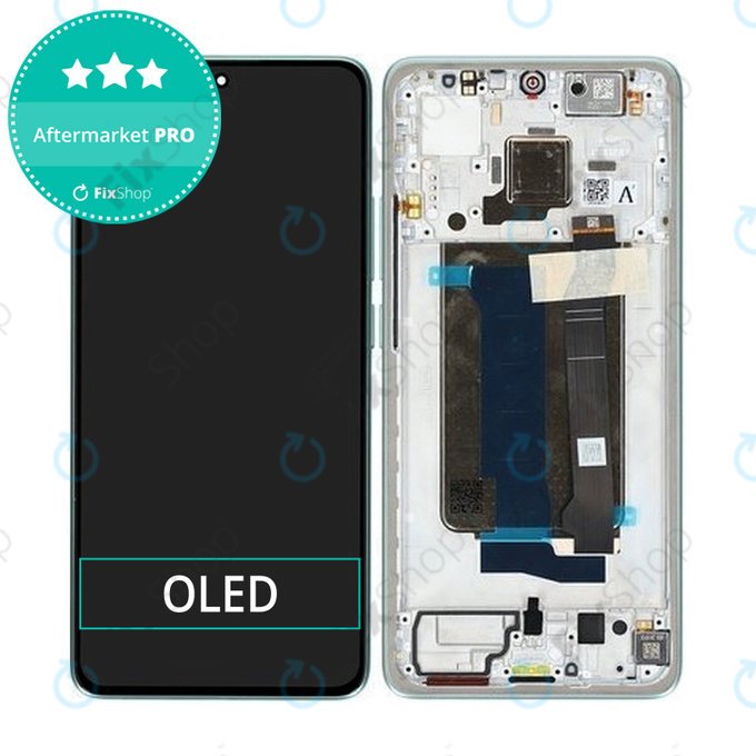 Xiaomi Poco X7 Pro 2412DPC0AG - LCD Kijelző + Érintőüveg + Keret (Green) OLED