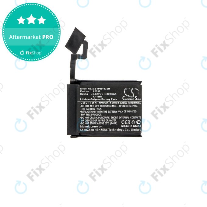 Apple Watch 4 44mm - Akkumulátor A2059 290mAh HQ