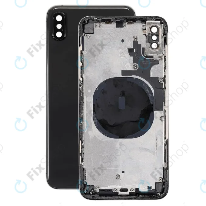 Apple iPhone XS Max - Hátsó Ház (Space Gray)