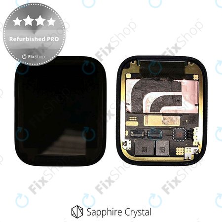 Apple Watch 7 45mm - LCD Kijelző + Érintőüveg (Sapphire Crystal) Refurbished PRO