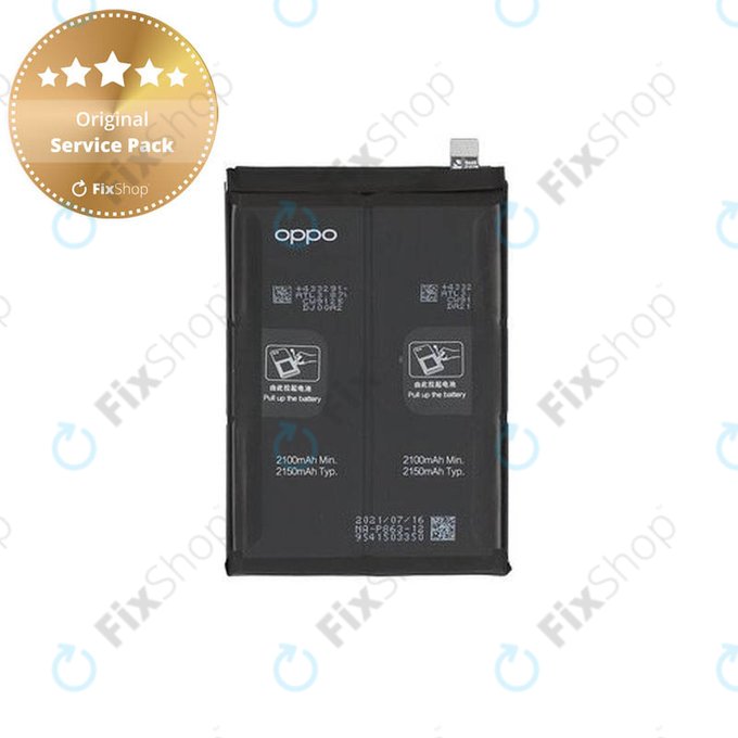 Oppo Reno 6 5G CPH2251 - Akkumulátor BLP863 4300mAh - 4907758 Genuine Service Pack