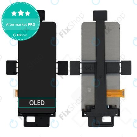 Kijelző OLED Samsung Z Flip 7 FE, Érintőüveg keret nélkül