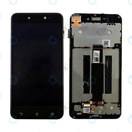 Asus Zenfone Live ZB501KL - LCD + Érintőüveg + Keret (Fekete) - 90AK0071-R20010