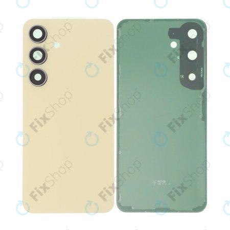 Samsung Galaxy S24 S921B - Akkumulátor Fedőlap Komplett (Amber Yellow)
