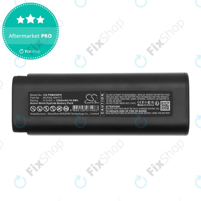 Akkumulátor Paslode 900400, 3300mAh, Ni-MH, 6V, 404400, BCPAS-404717, HQ