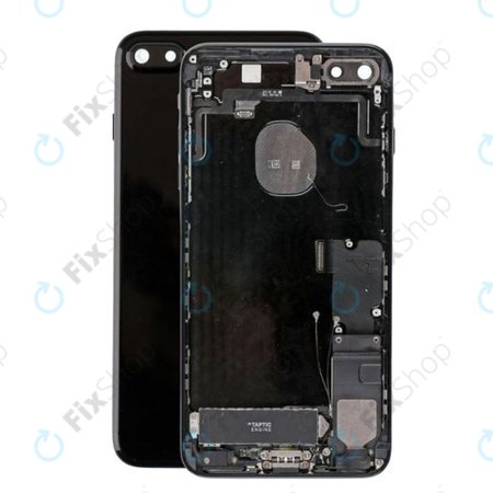 Apple iPhone 7 Plus - Hátsó Ház Apró Alkatrészekkel (Jet Black)