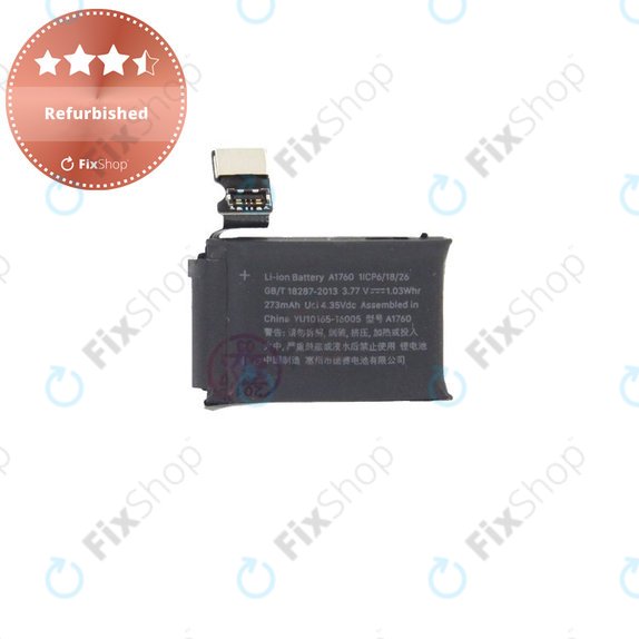 Akkumulátor Apple Watch 2 38mm, 273mAh, A1760, Refurbished