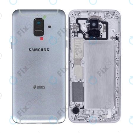 Samsung Galaxy A6 A600 (2018) - Akkumulátor Fedőlap (Lavender) - GH82-16423B Genuine Service Pack