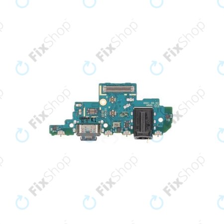 Samsung Galaxy A52s 5G A528B - Töltő Csatlakozó + PCB Alaplap (Változat K1) - GH96-14724A Genuine Service Pack