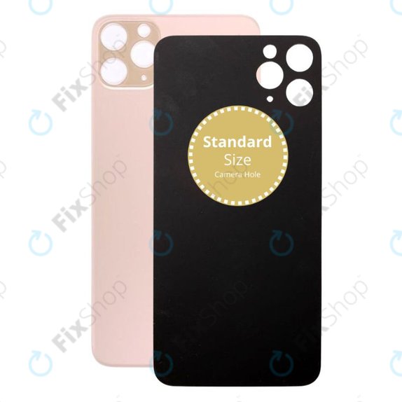 Apple iPhone 11 Pro - Hátsó Ház Üveg (Gold)