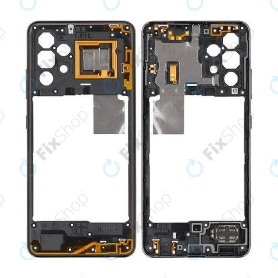 Samsung Galaxy A32 4G A325F - Középső Keret (Awesome Black) - GH97-26181A Genuine Service Pack