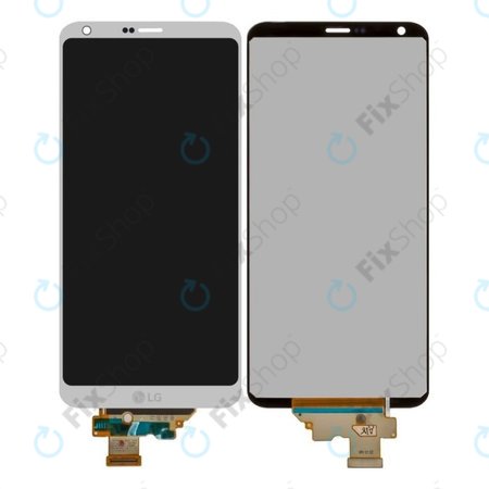 LG G6 H870 - LCD Kijelző + Érintőüveg (Fehér)