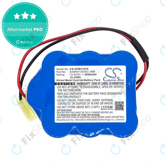 Akkumulátor Zepter LMG-310, 9P-130, 3000mAh, Ni-MH, 10.8V, SA9KR1300SC-3RB, HQ