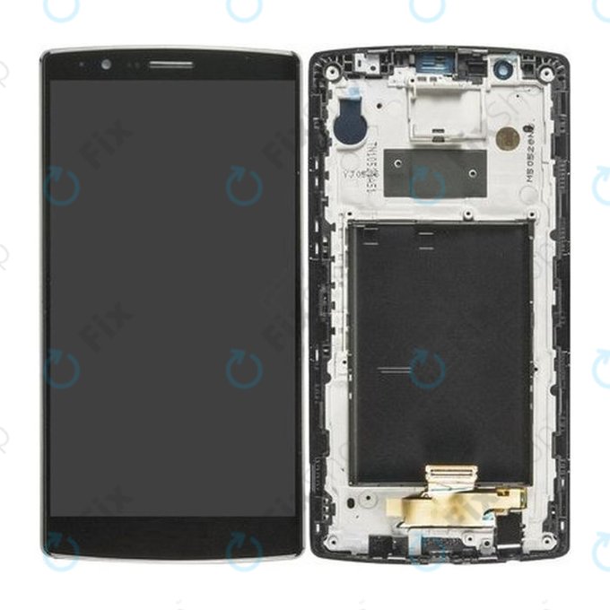 LG G4 H815 - LCD Kijelző + Érintőüveg + Keret (Fekete) - ACQ88367631 OEM