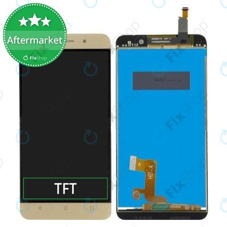 Huawei Honor 4X - LCD Kijelző + Érintőüveg (Gold) TFT