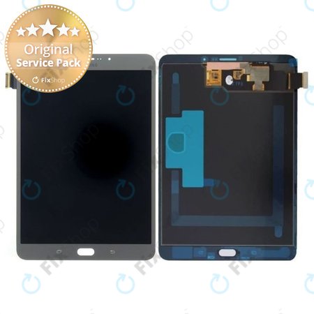 Samsung Galaxy Tab S2 8.0 LTE T715 - LCD Kijelző + Érintőüveg (Gold) - GH97-17679C Genuine Service Pack