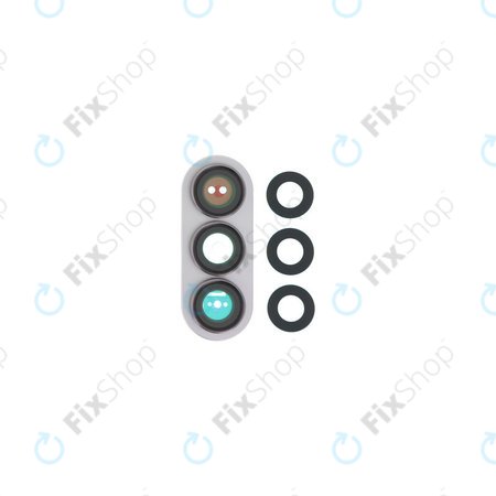 Samsung Galaxy Z Fold 7 F966B - Hátlapi Kameralencse Üveg + Keret (Silver Shadow)