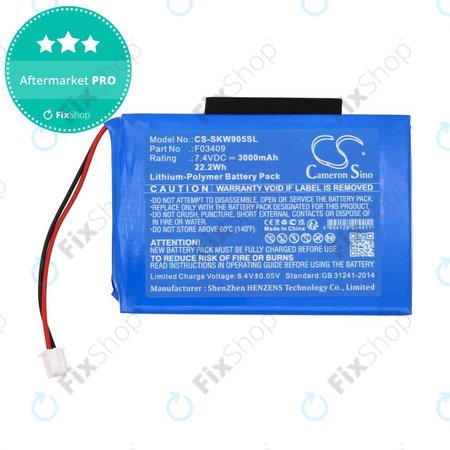 Akkumulátor Satlink WS-6902, WS-6905, 3000mAh, Li-Pol, 7.4V, F03409, HQ