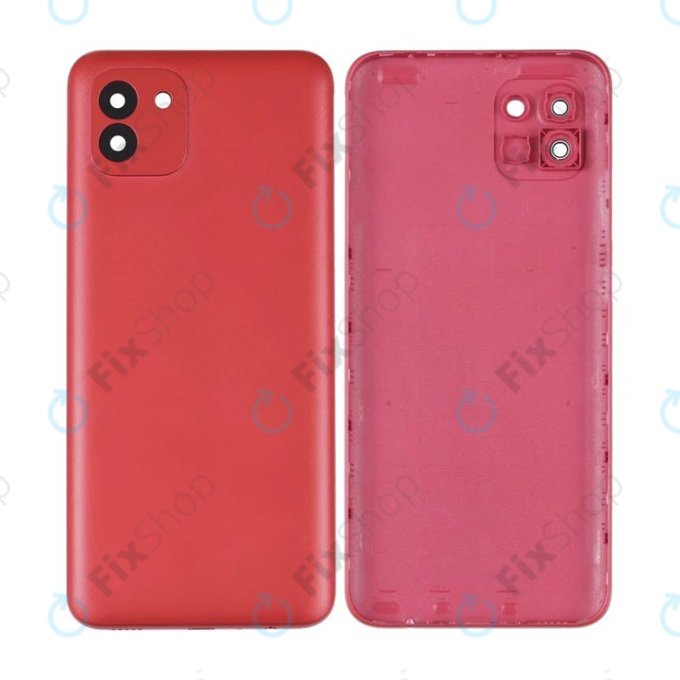 Samsung Galaxy A03 A035G - Akkumulátor Fedőlap (Red)