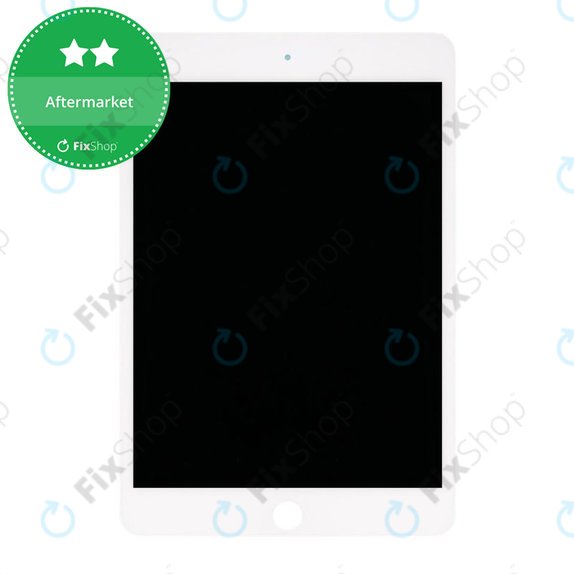 LCD Kijelző iPad Mini 5, White, Érintőüveg keret nélkül