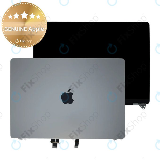 LCD kijelző MacBook Pro 16", A3403 (2024), első üveggel és fedéllel, Silver, 661-42323, Genuine Apple, Genuine Apple