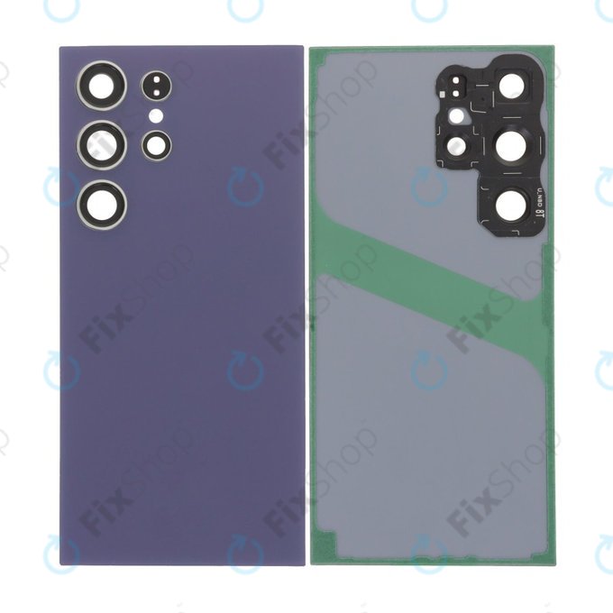 Samsung Galaxy S24 Ultra S928B - Akkumulátor Fedőlap Komplett (Titanium Violet)