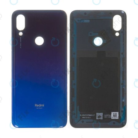 Xiaomi Redmi 7 - Akkumulátor Fedőlap (Comet Blue)