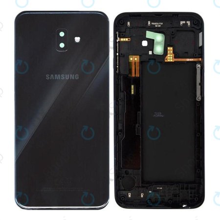 Samsung Galaxy J6 Plus J610F (2018) - Akkumulátor Fedőlap (Black) - GH82-17872A Genuine Service Pack