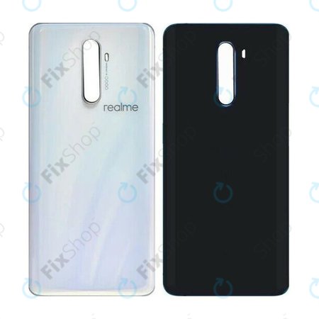 Realme X2 Pro - Akkumulátor Fedőlap (Lunar White)