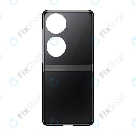 Huawei P50 Pocket BAL-AL00 BAL-L49 - Akkumulátor Fedőlap (Black) (Felső + Alsó)