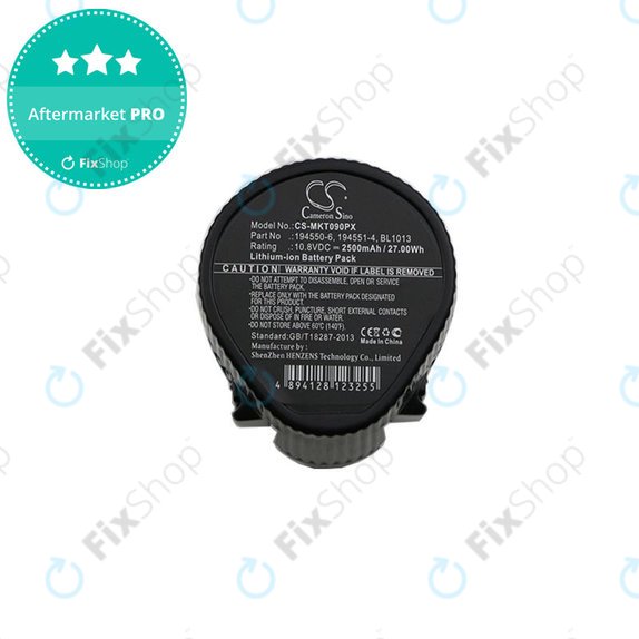 Akkumulátor Makita CC300, LC01, JV100, 2500mAh, Li-Ion, 10.8V, 194550-6, HQ
