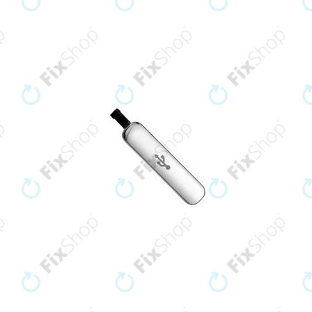 Samsung Galaxy S5 G900F - USB töltőcsatlakozó fedele (Silver) - GH98-32941A Genuine Service Pack