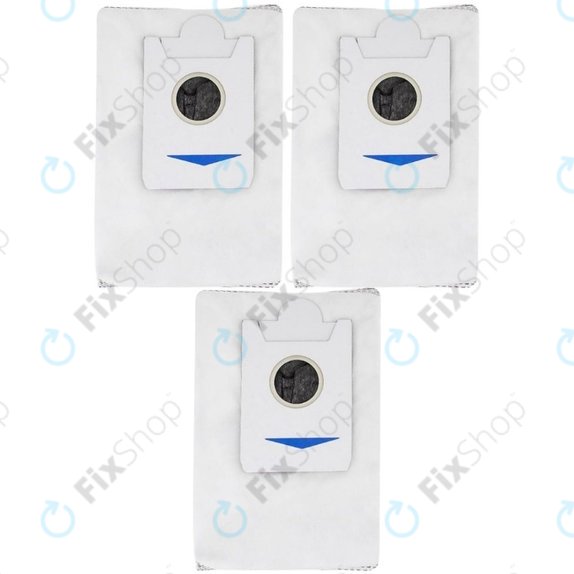 Porzsák, 3 db, Aktív szén Ecovacs Deebot X2-series, X5-series