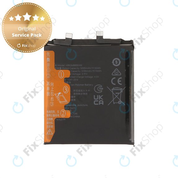 Akkumulátor Honor Magic5 Pro PGT-N19, 5100mAh, HB536880EHW, Genuine Service Pack