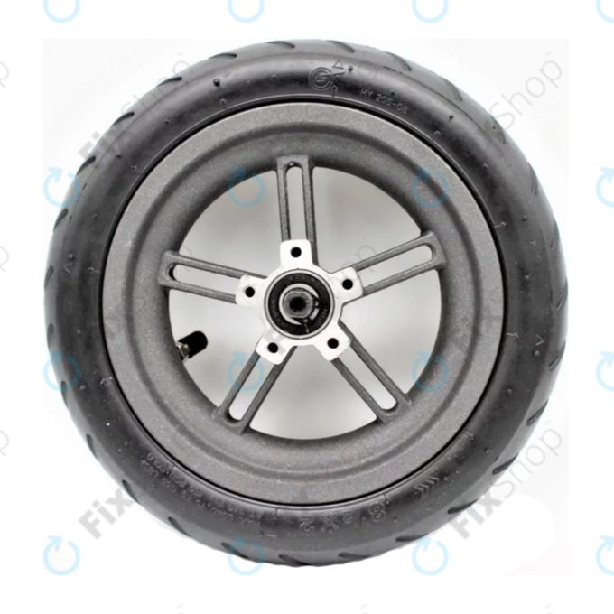 Xiaomi Mi Electric Scooter 1S, 2 M365, Essential - Komplett Hátsó Kerék (Black) - C002550001900, C002550003500 Genuine Service Pack