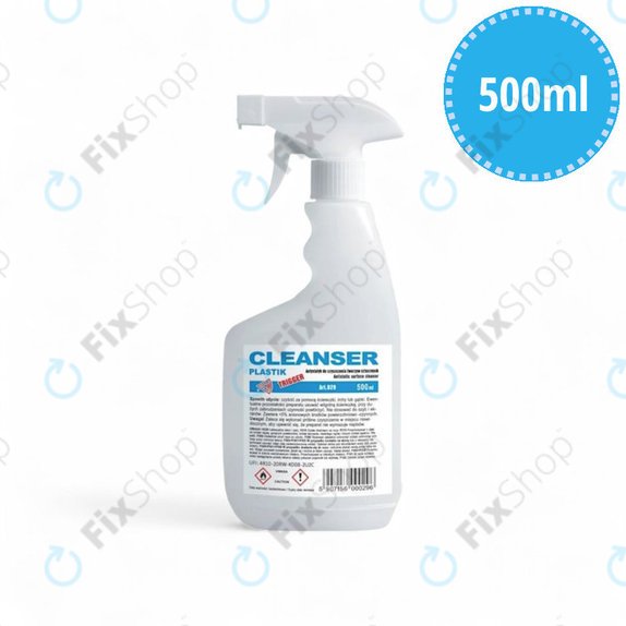 Műanyag tisztító, 500 ml, szórófejes