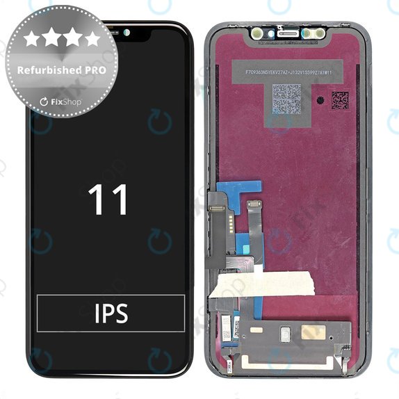 Apple iPhone 11 - LCD Kijelző + Érintőüveg + Keret Refurbished PRO