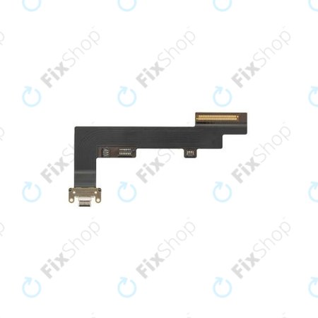 Apple iPad Air (4th Gen 2020) - Töltő Csatlakozó + Flex Kábel 4G Version (Black)