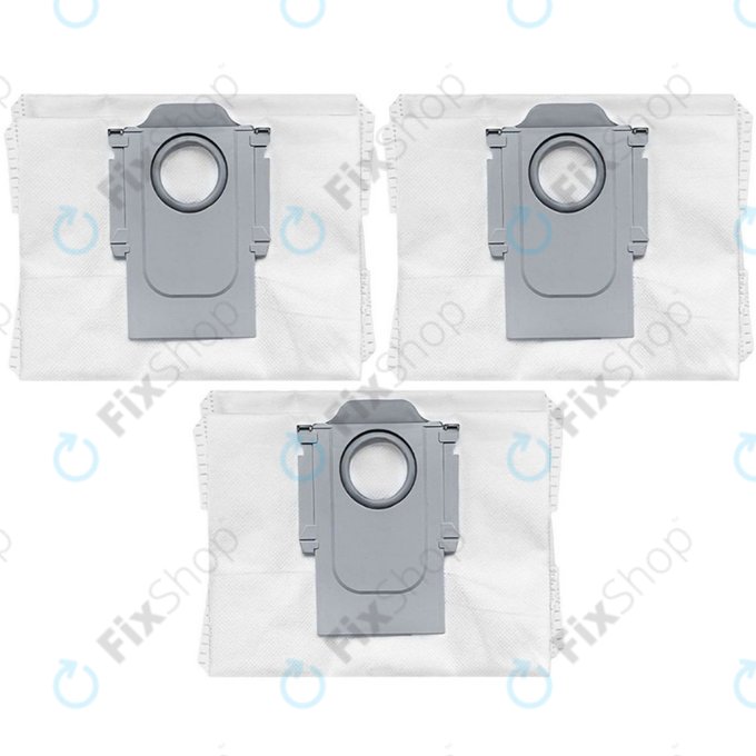 Porzsák, 3 db Xiaomi Roborock S7-series, S8-series, Q5-series, Q7-series, Q8 Max+