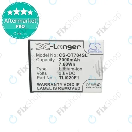 Alcatel One Touch 7040 - Akkumulátor TLi018B2 2000mAh HQ