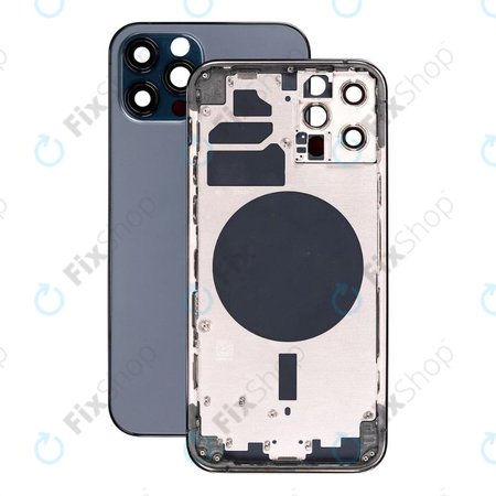 Apple iPhone 12 Pro - Hátsó Ház (Blue)